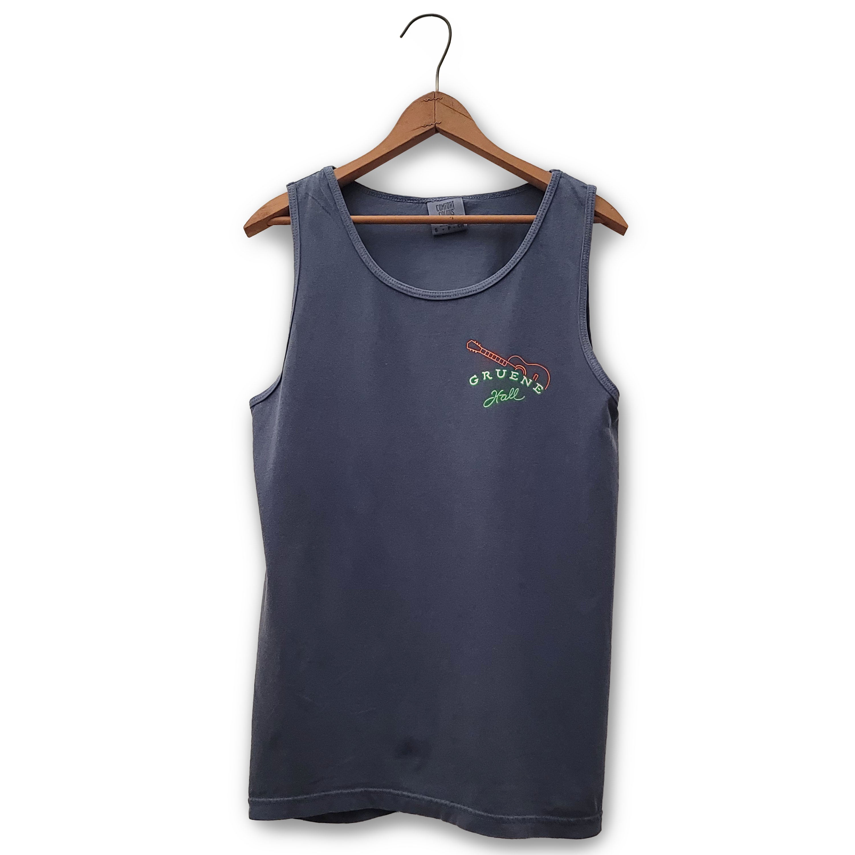 Gruene Hall Neon Guitar Comfort Colors Tank