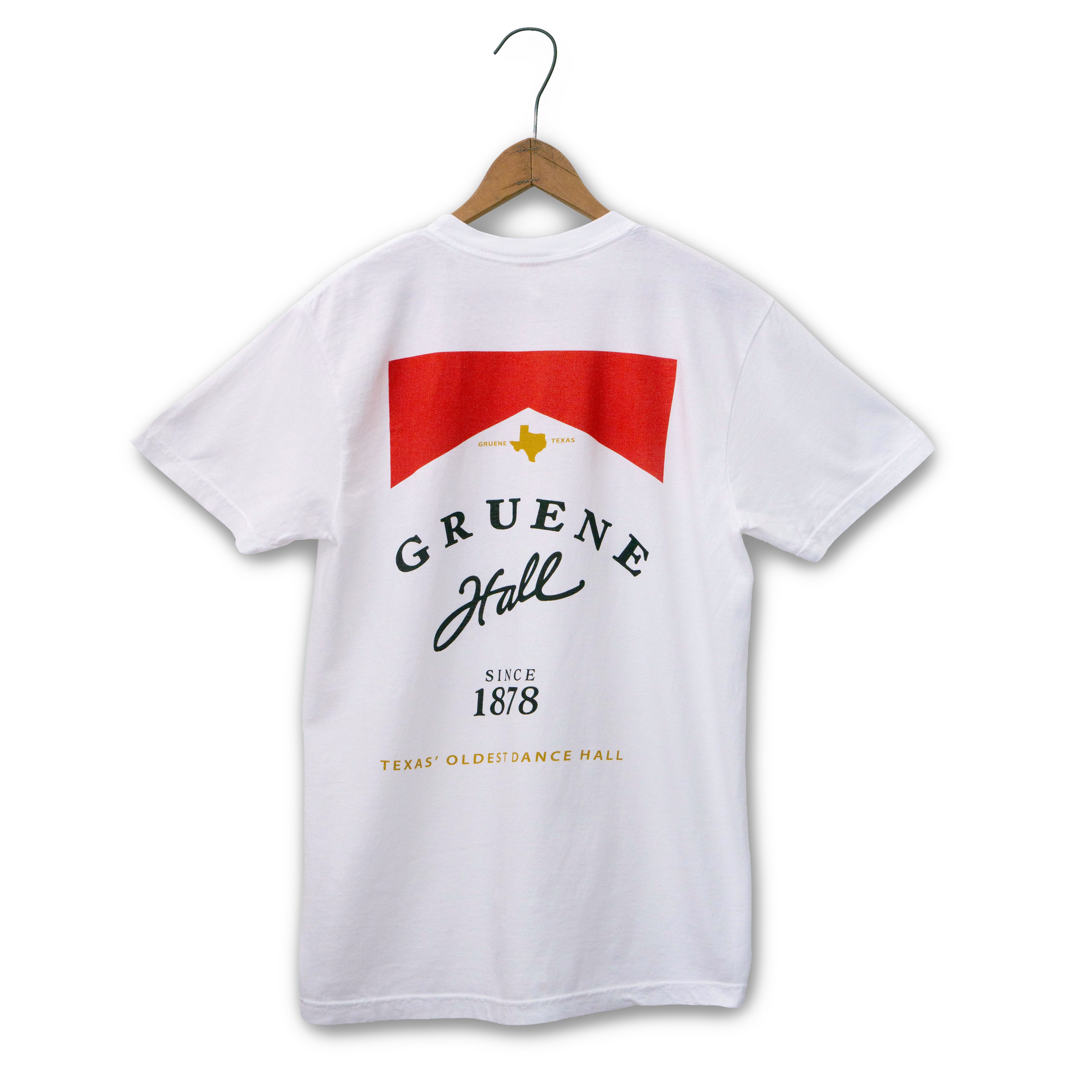 Gruene Hall Red Pack Comfort Colors Pocket Tee