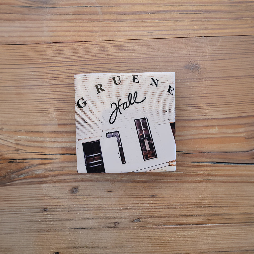 Gruene Hall coaster by South Austin Gallery