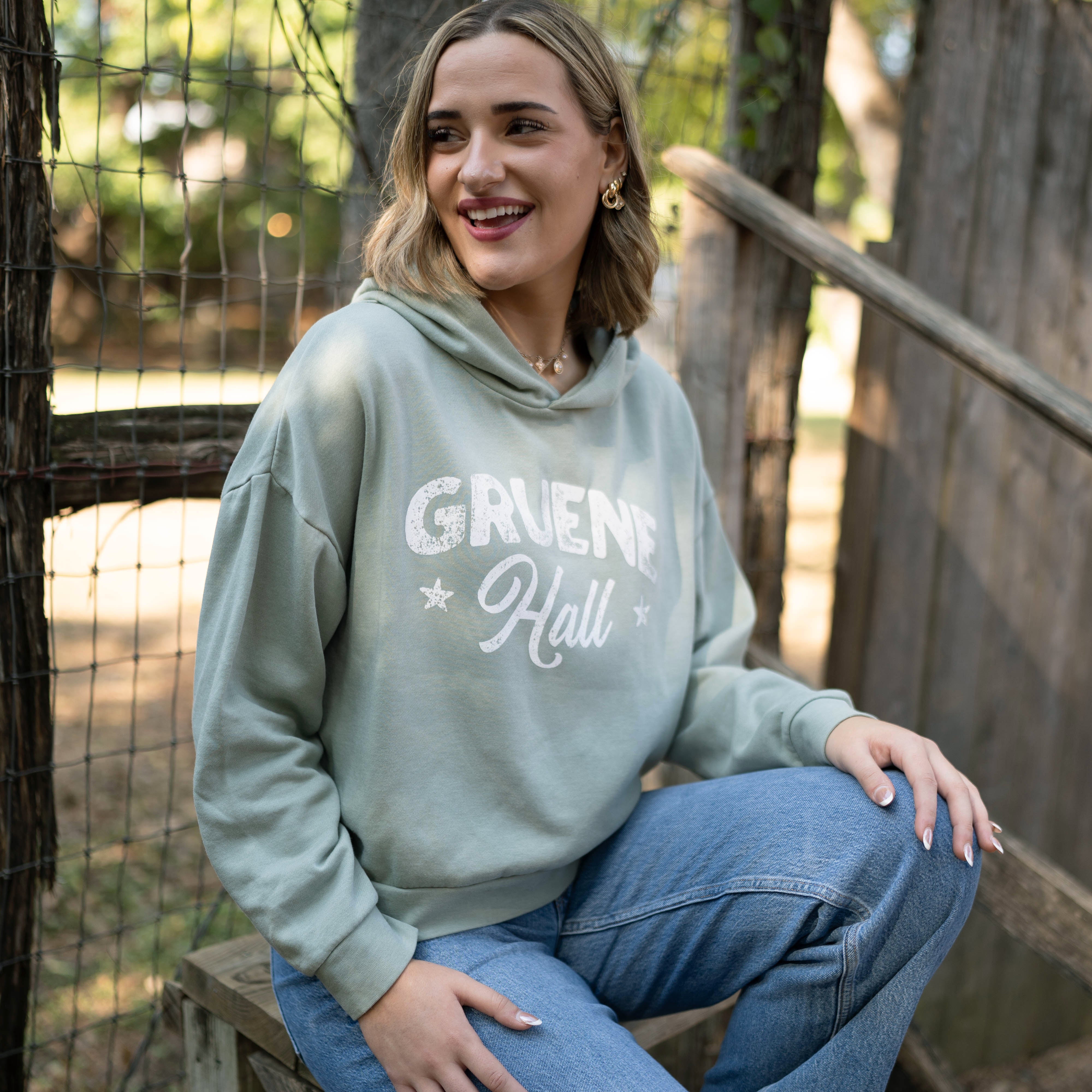 Gruene Hall Simple Stamp Hoodie