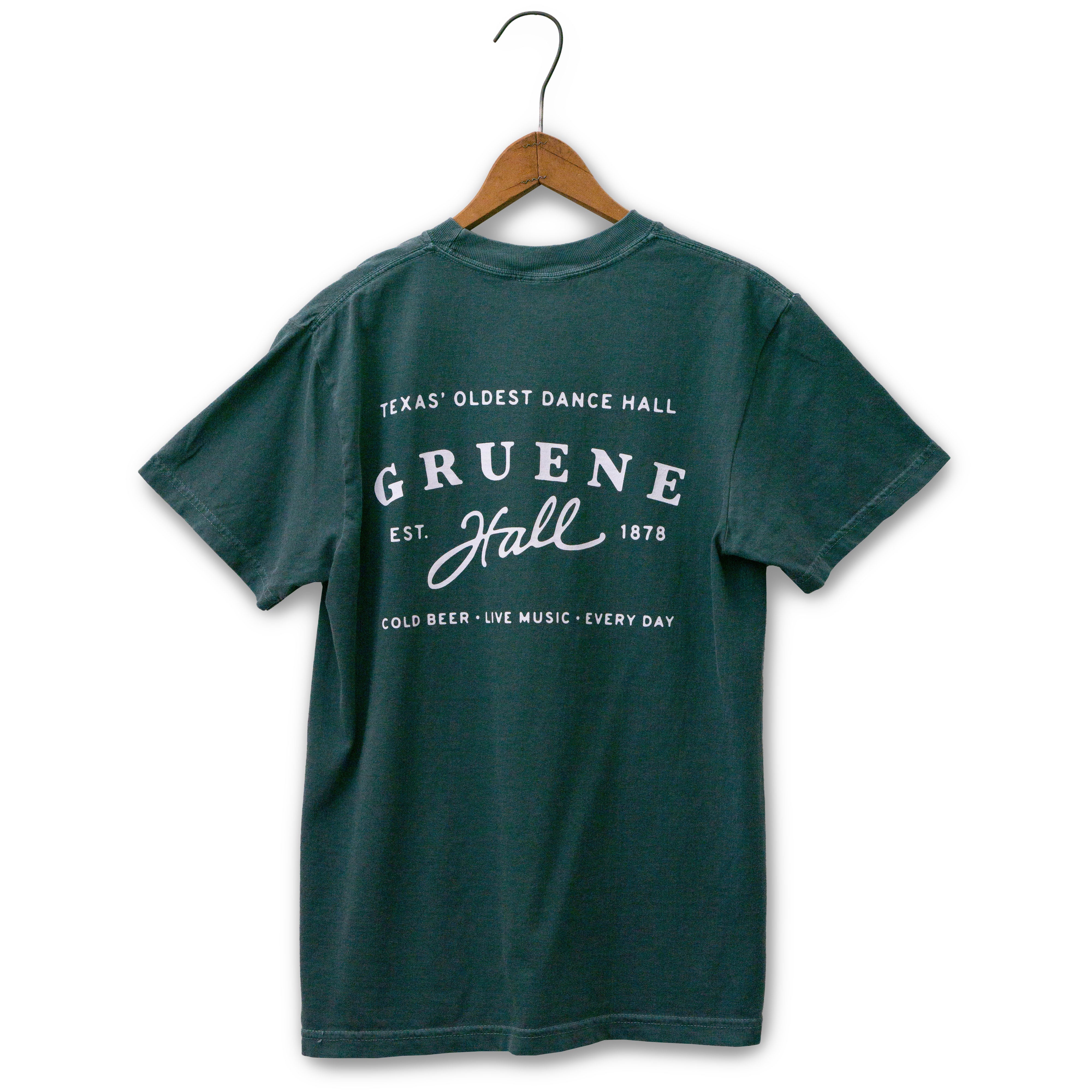 Gruene Hall Wide Logo Comfort Colors Tee