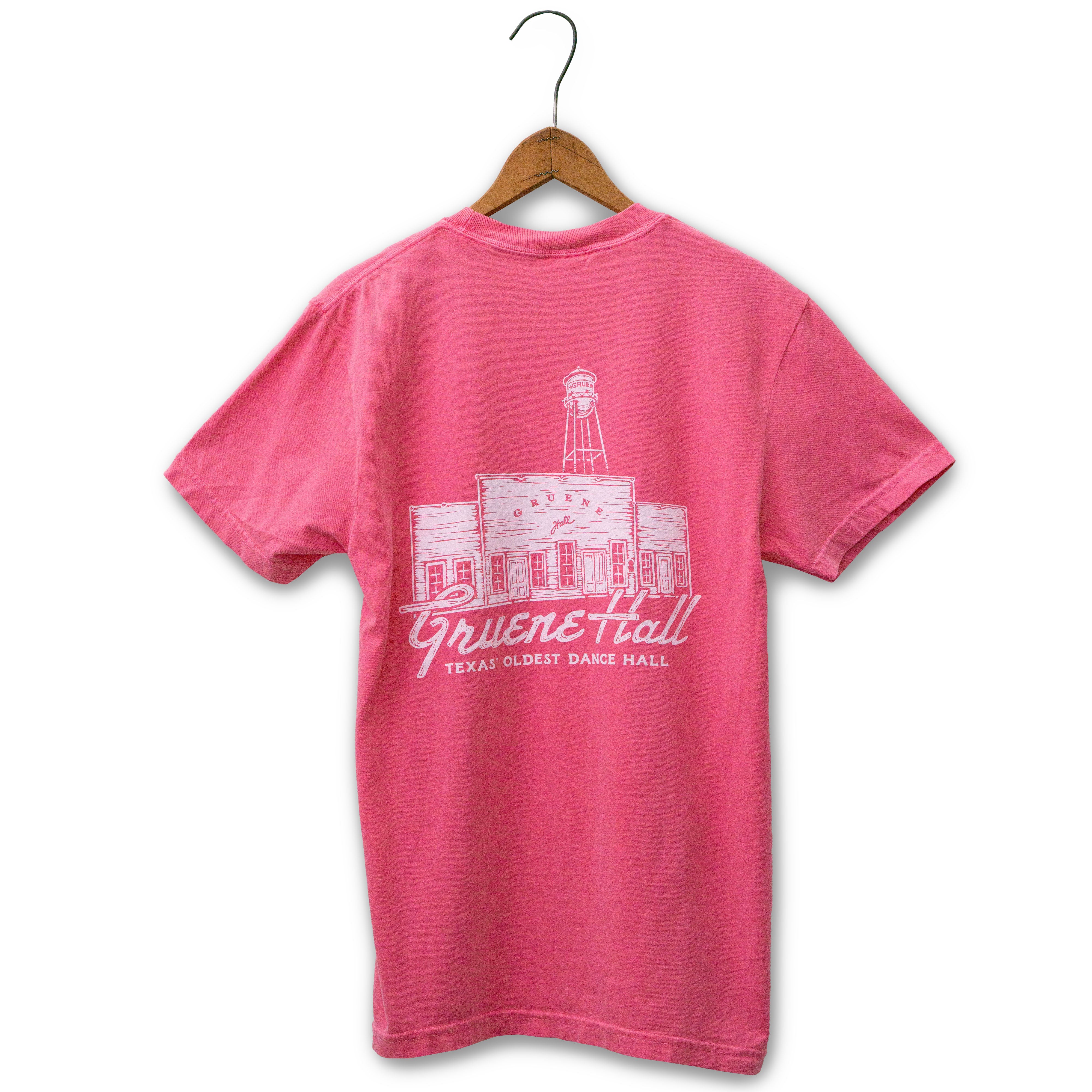 Gruene Hall Woodcut Comfort Colors Tee