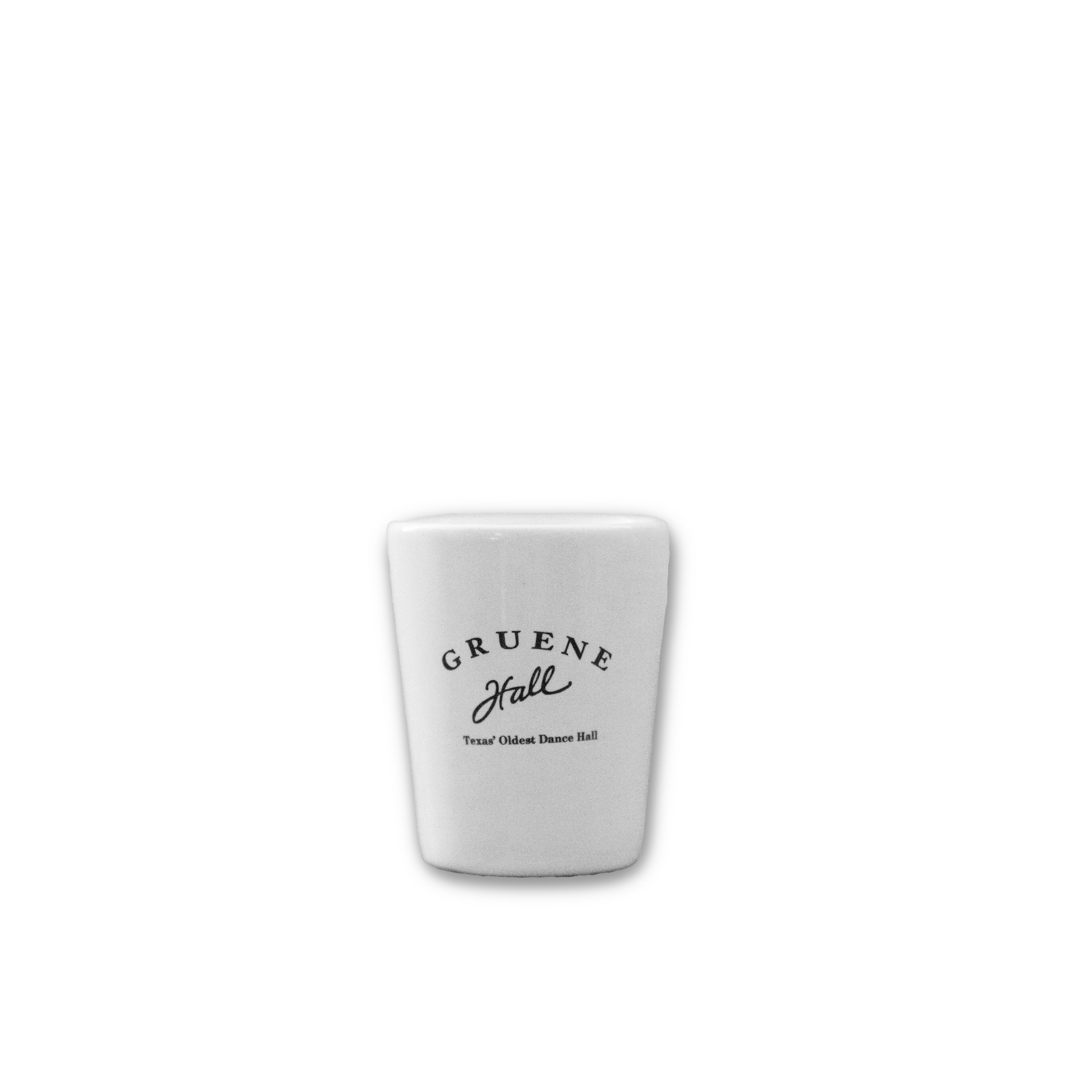 Gruene Hall Logo Ceramic Shot Glass