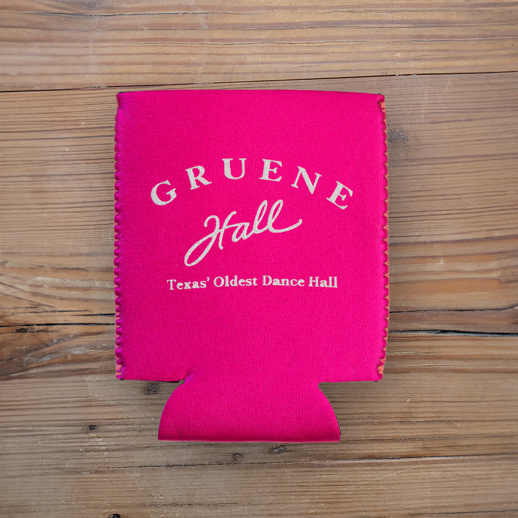 Gruene Hall Logo Metallic Koozie