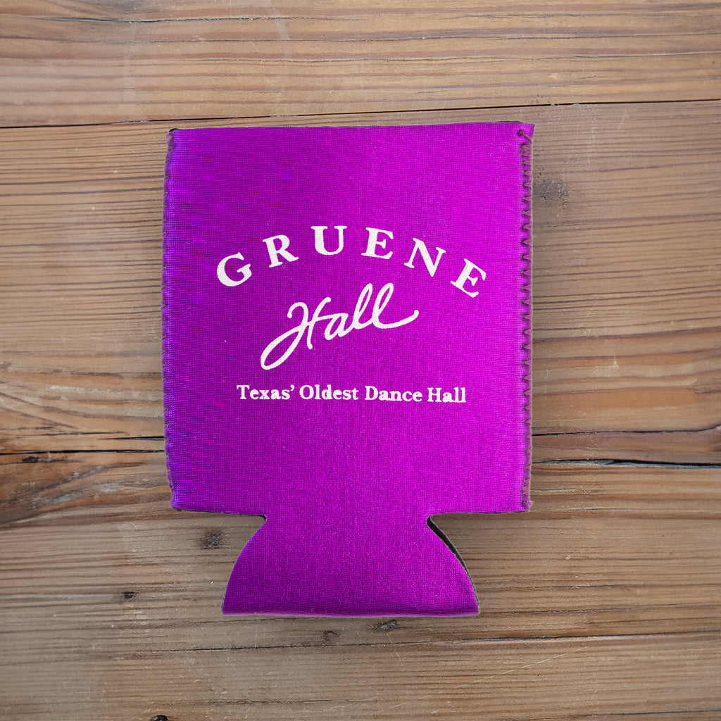 Gruene Hall Logo Metallic Koozie