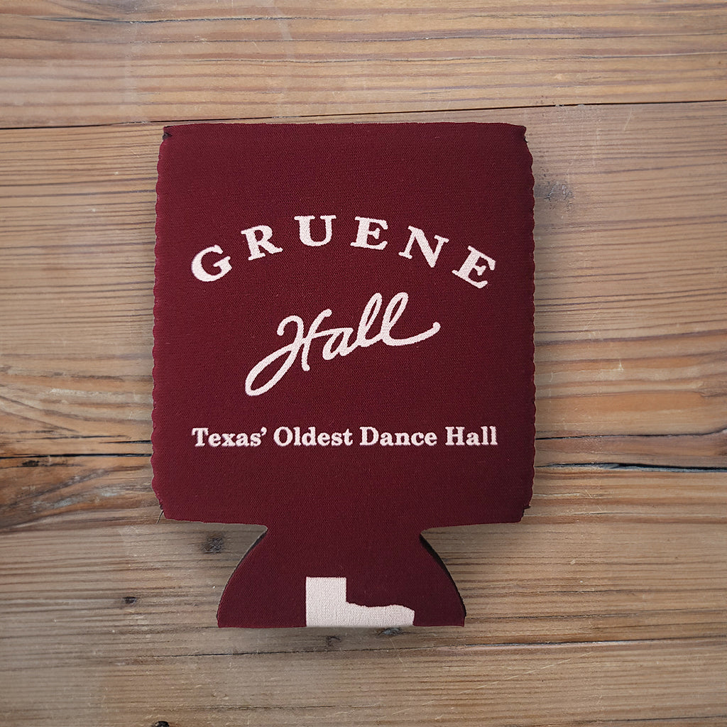 Gruene Hall Logo Neoprene Koozie