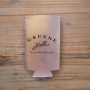 Gruene Hall Logo Metallic Slim Koozie