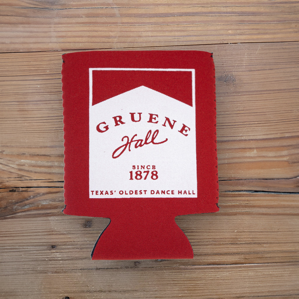 Gruene Hall Red Pack Koozie
