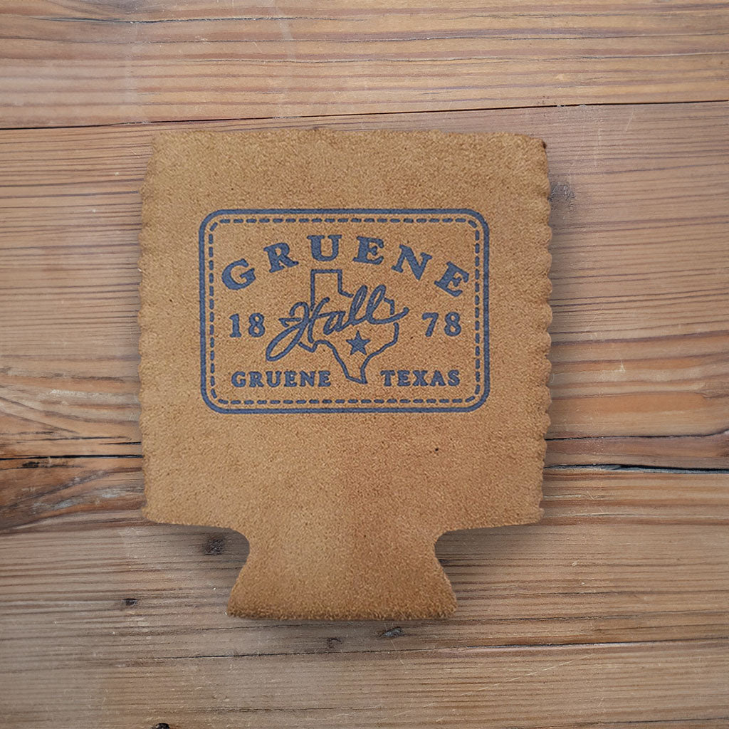 Gruene Hall Suede Koozie