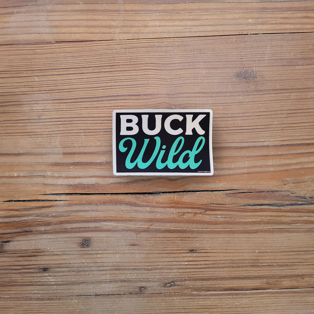 Buck Wild sticker