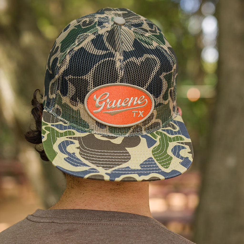 Gruene TX Camo Mesh Cap