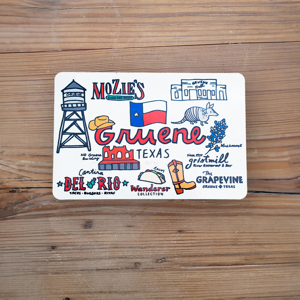 Gruene Texas Wanderer Magnet