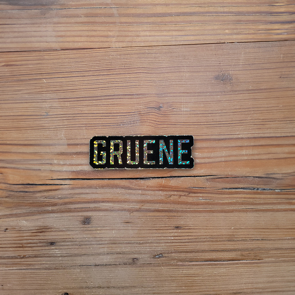 Gruene glitter sticker