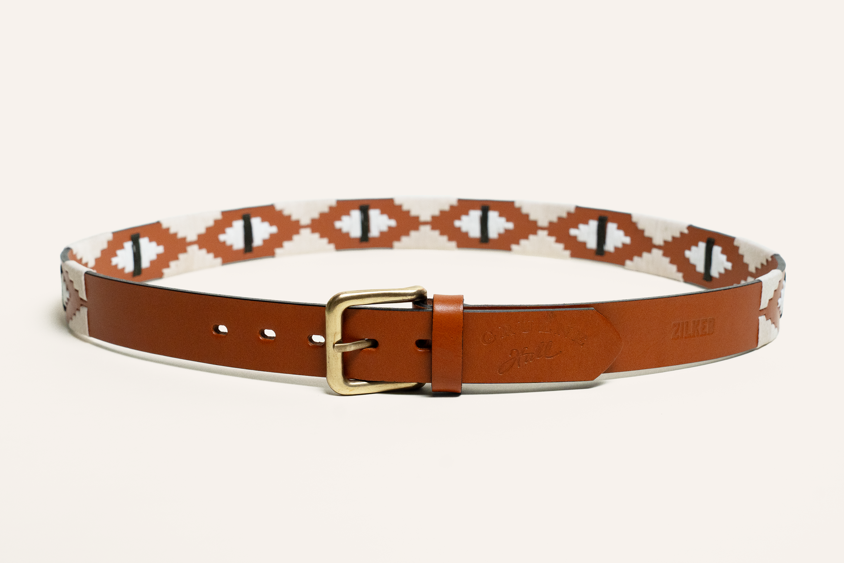 Gruene Hall Logo Belt by Zilker Belts