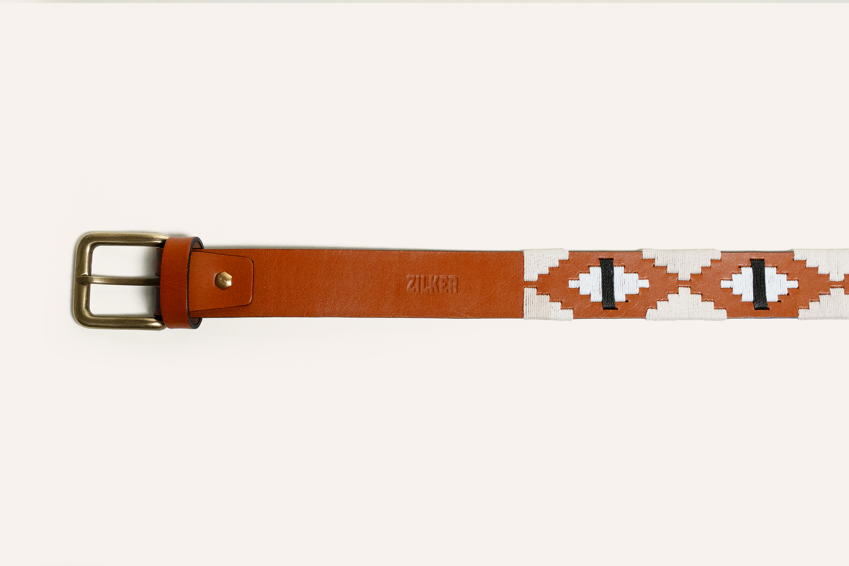 Gruene Hall Logo Belt by Zilker Belts