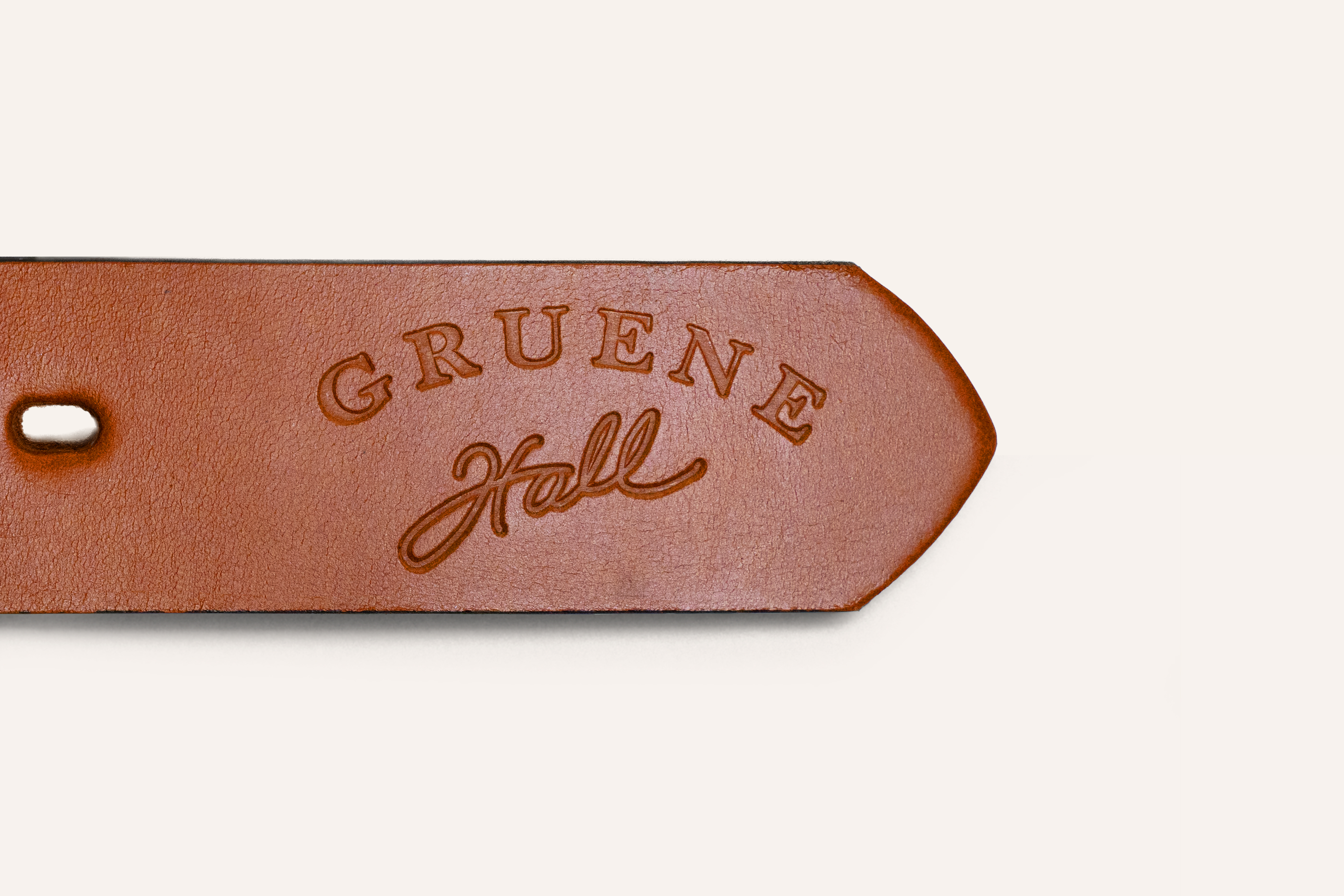 Gruene Hall Logo Belt by Zilker Belts