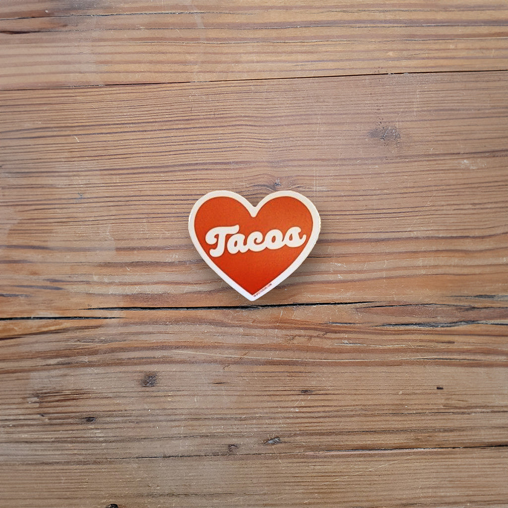 Tacos heart sticker