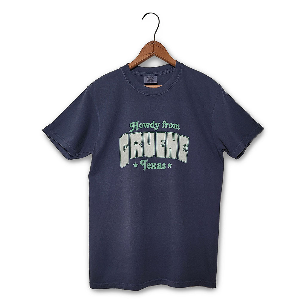 Howdy From Gruene Comfort Colors Tee