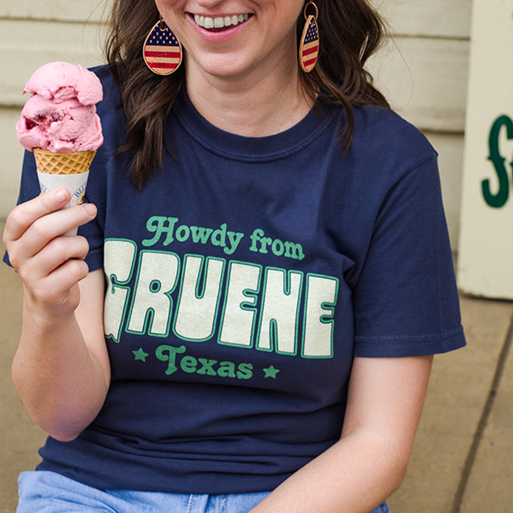 Howdy From Gruene Comfort Colors Tee