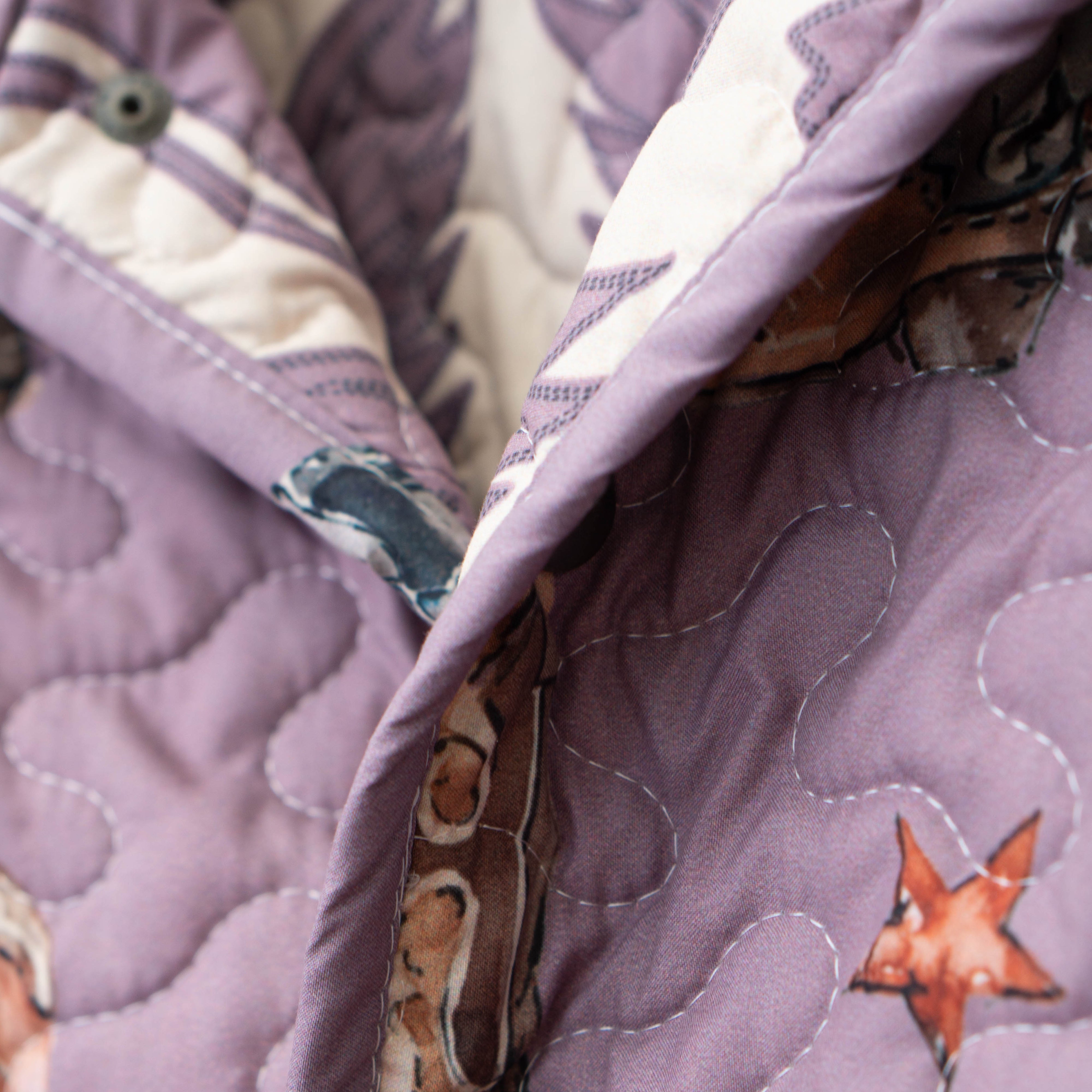 Youth Thunderbird Boots Quilted Snap Jacket #QSJK102L