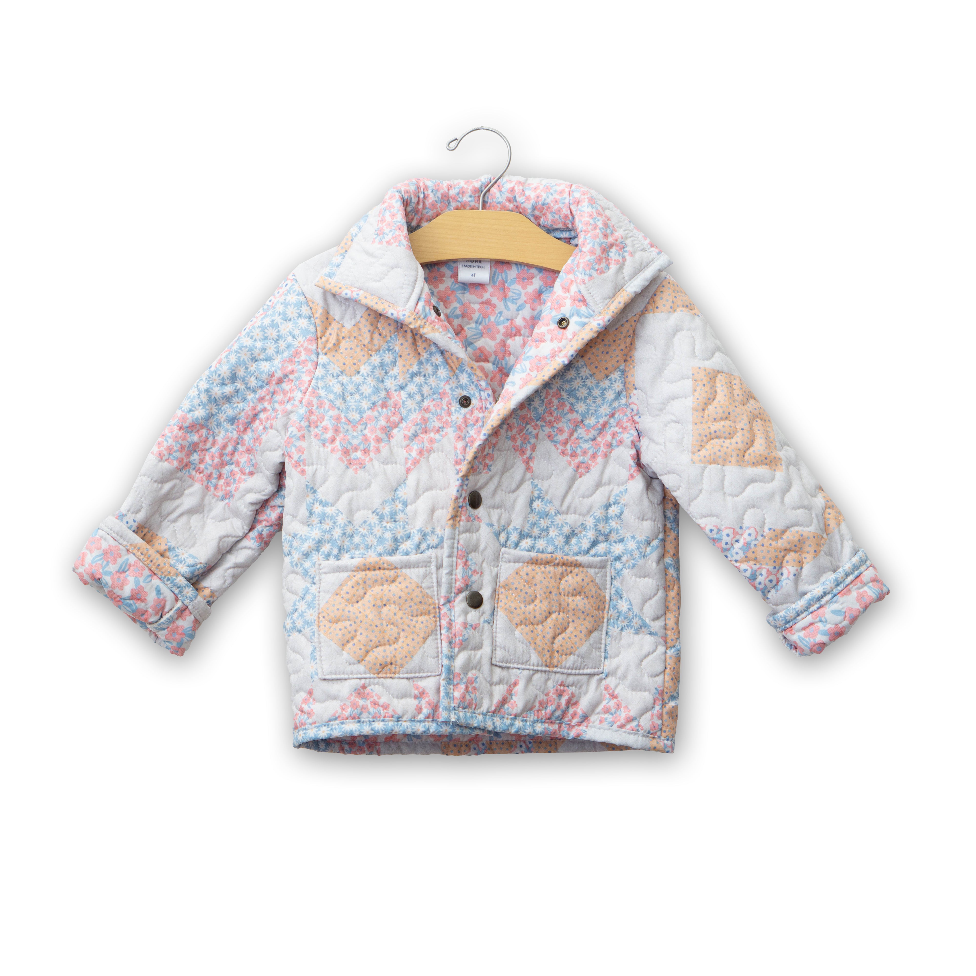 Youth Adeline Patchwork Snap Jacket #QSJK112