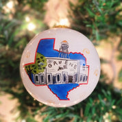 Gruene Hall Texas Glass Ornament by Kitty Keller