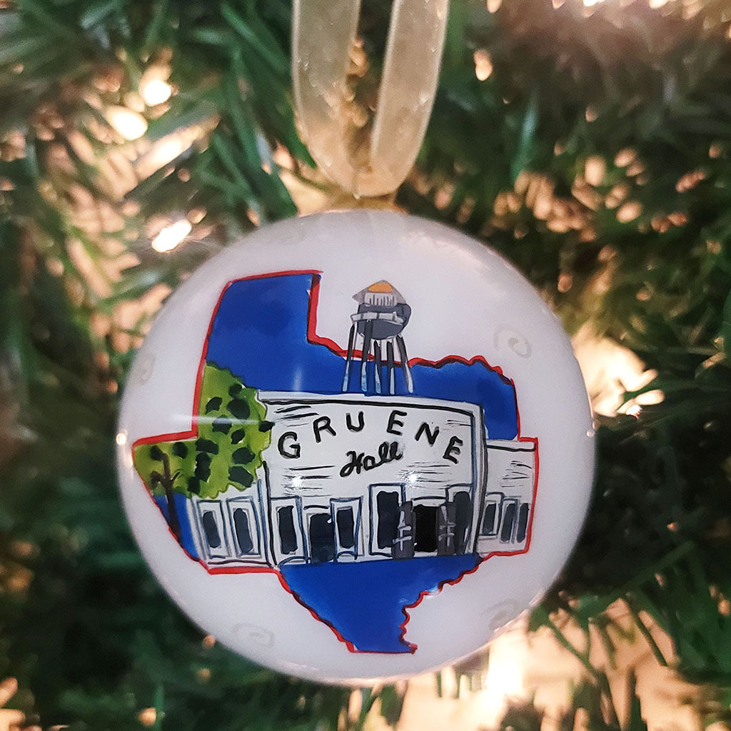 Gruene Texas holiday ornament by Kitty Keller