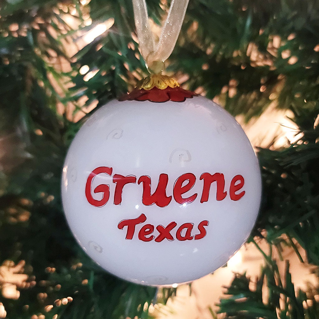 Gruene Texas holiday ornament by Kitty Keller