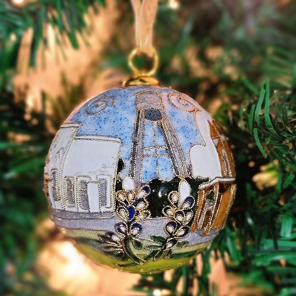 Gruene Texas holiday ornament by Kitty Keller