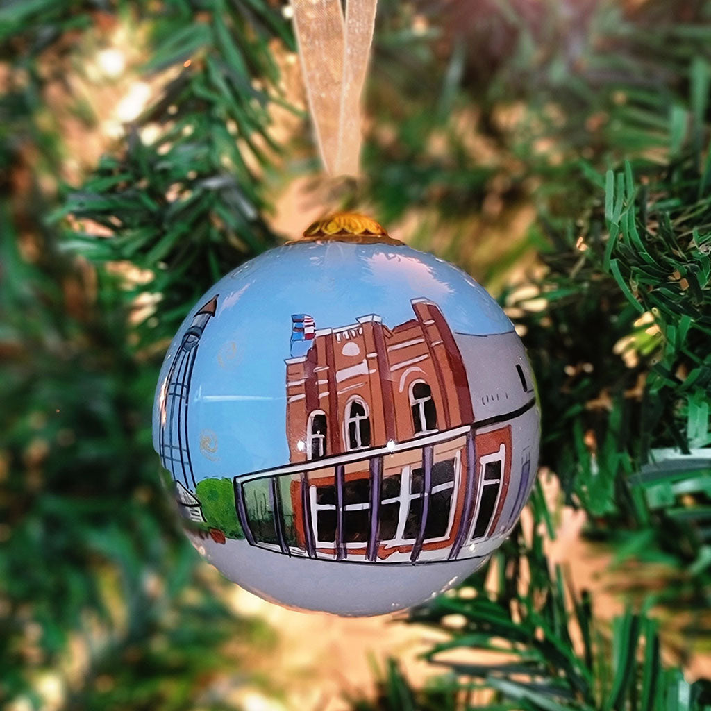 Gruene Historic District holiday ornament by Kitty Keller