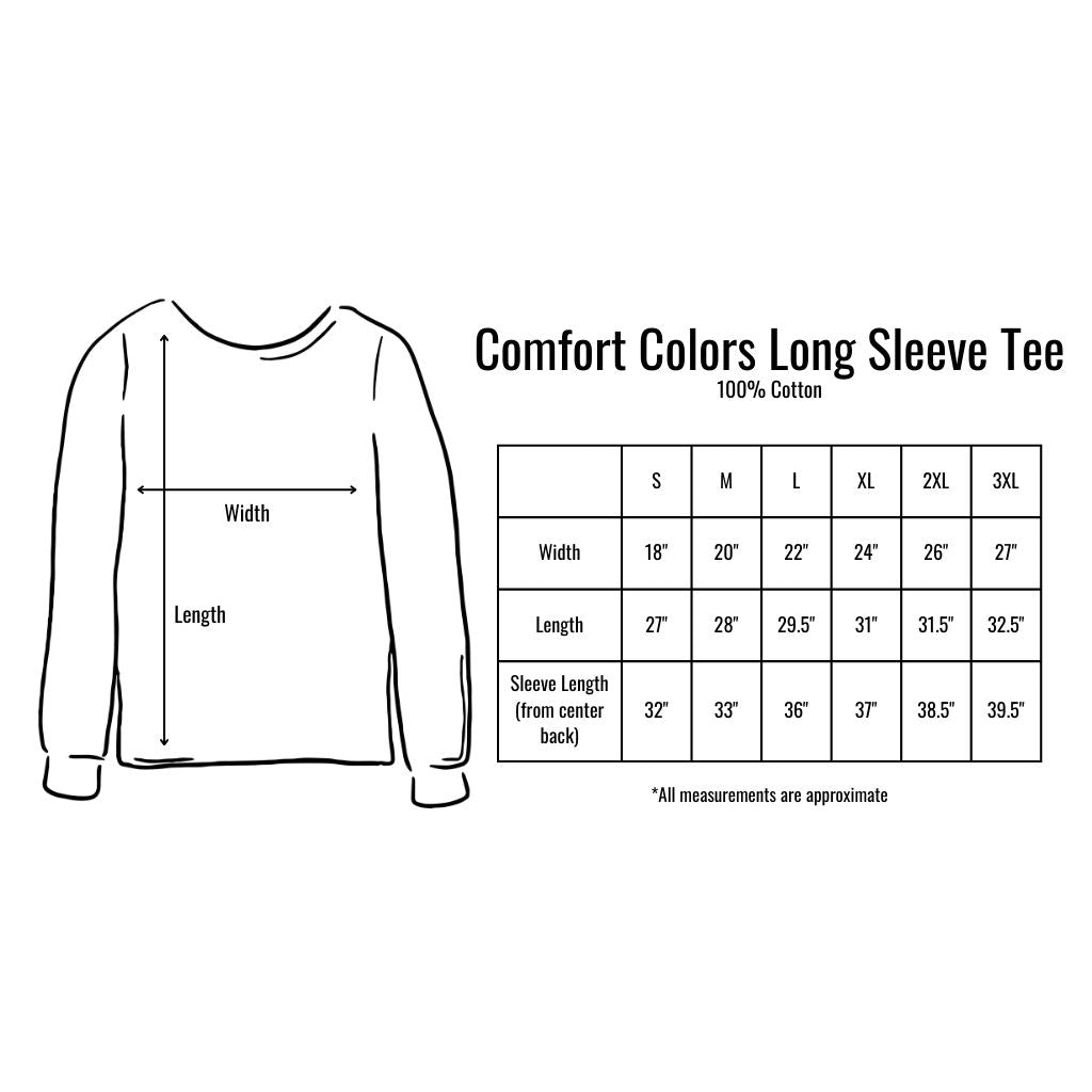 Comfort Colors size chart