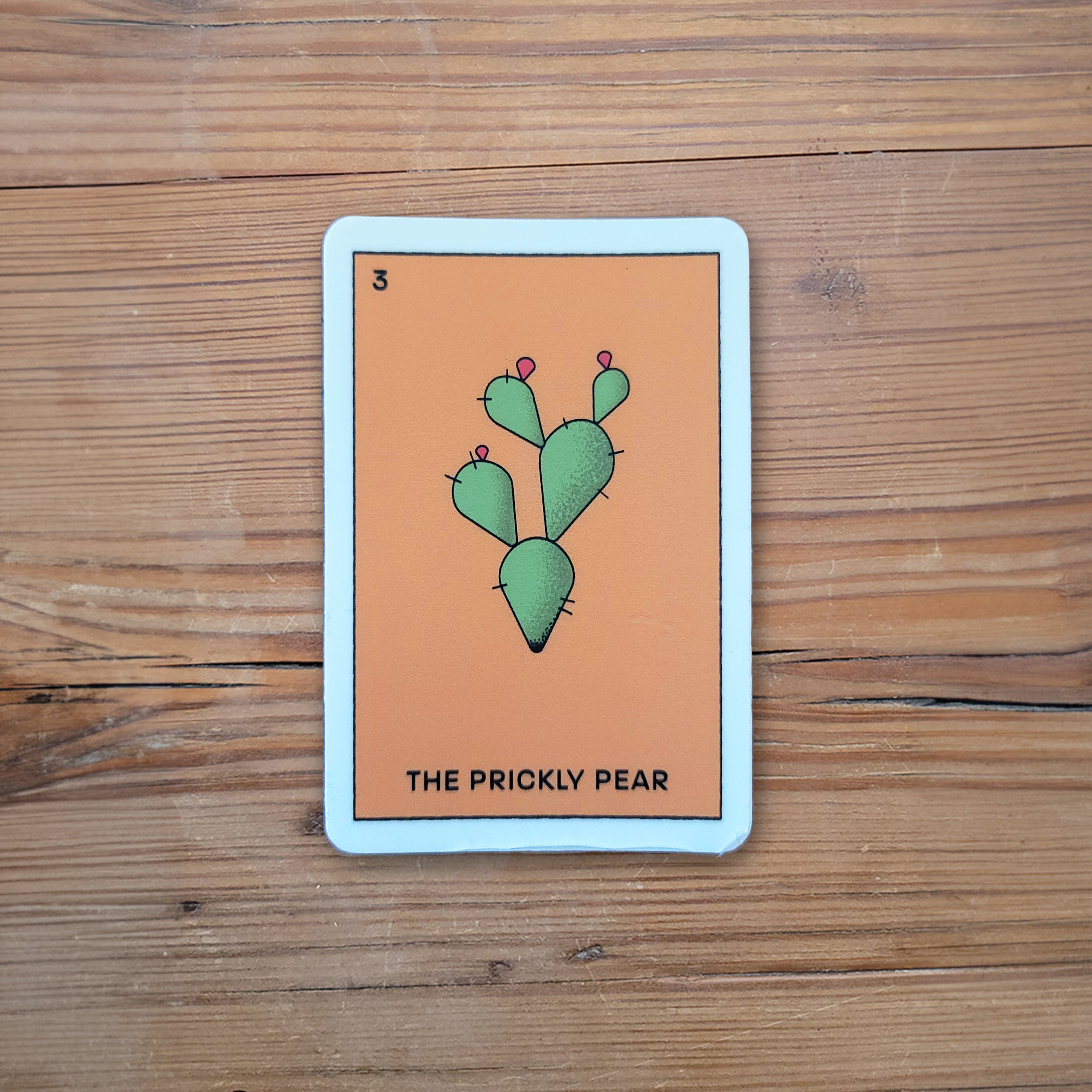 Gruene Loteria Sticker (The Prickly Pear)