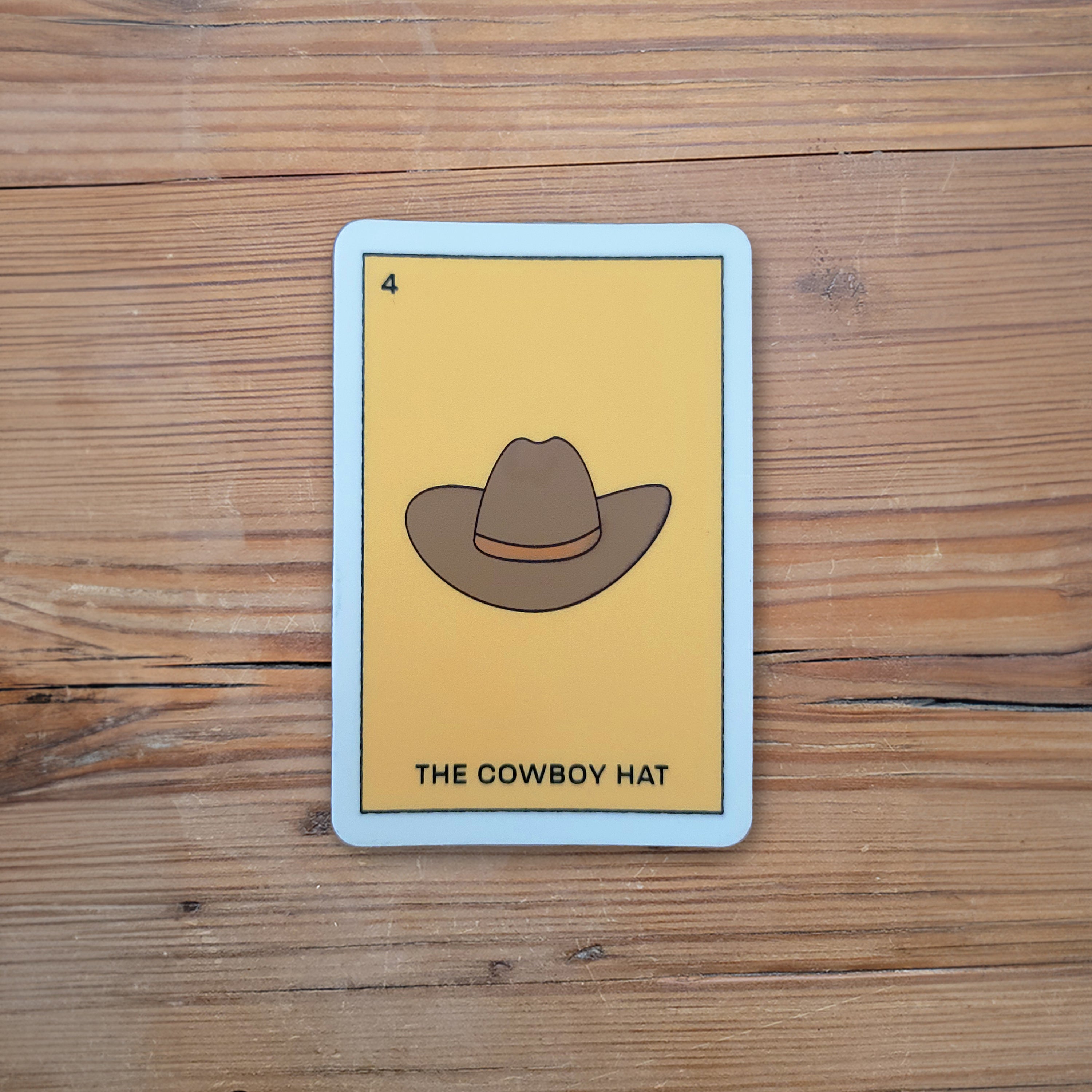 Gruene Loteria Sticker (The Cowboy Hat)