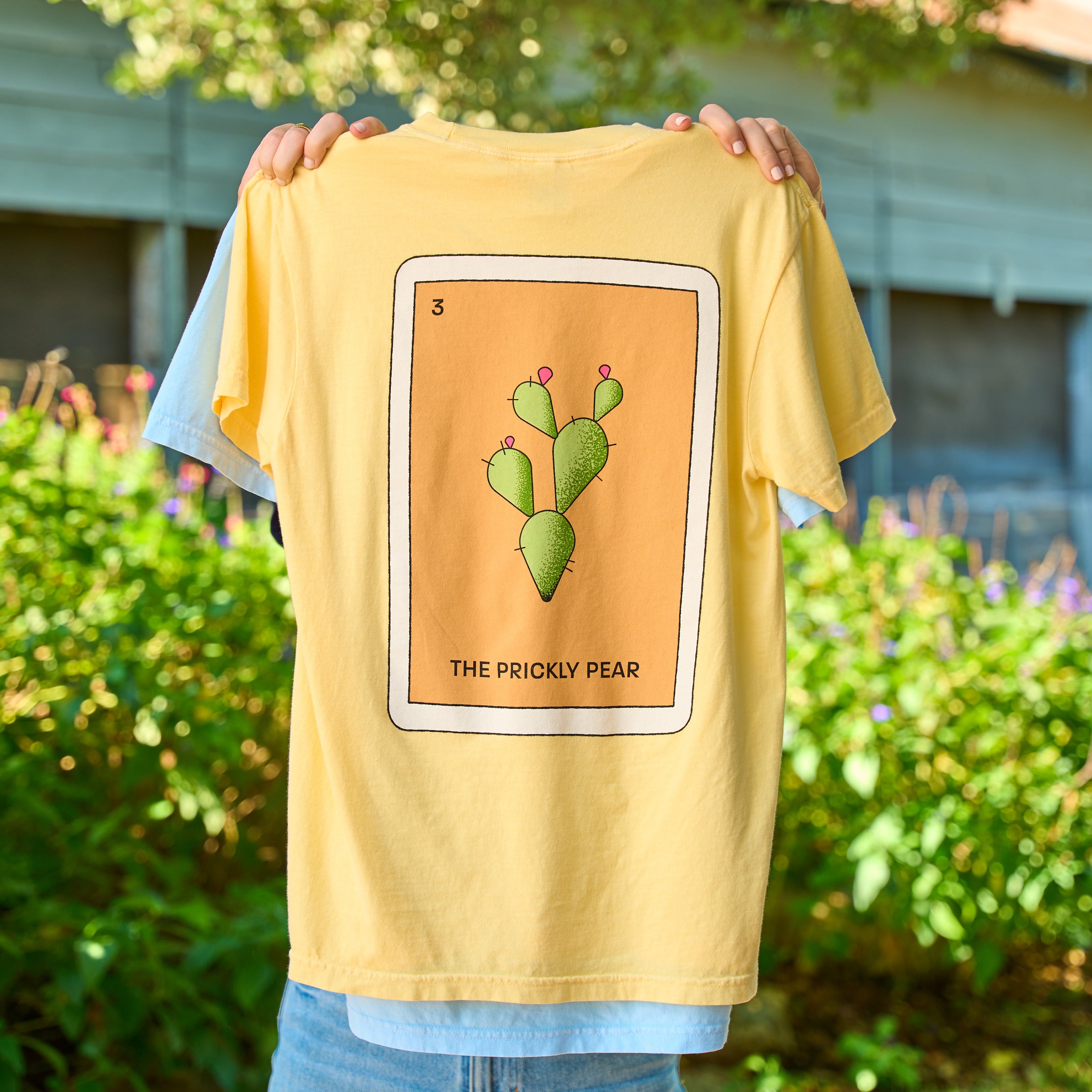 Gruene Loteria Comfort Colors Tee (The Prickly Pear)