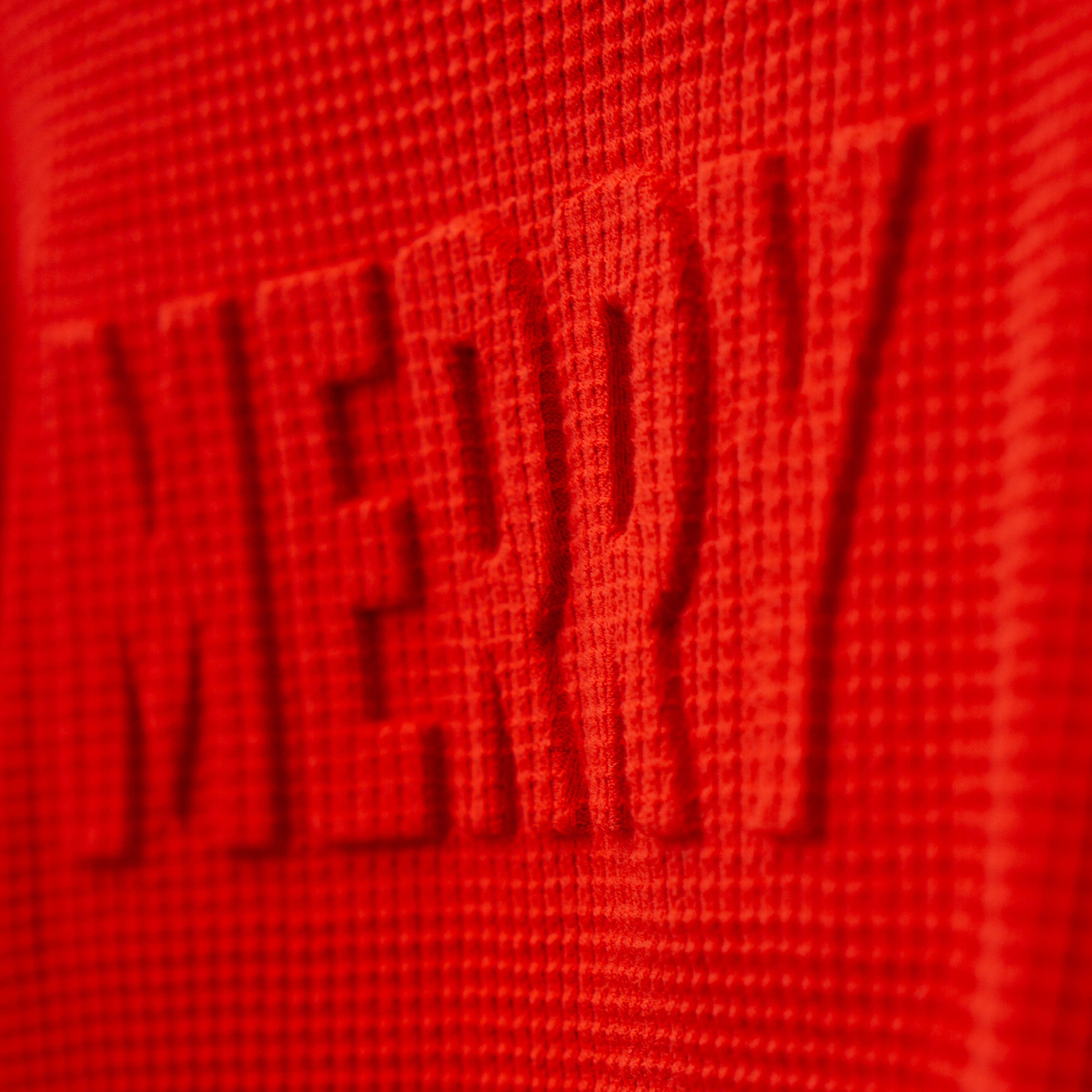 Youth Merry Embossed Holiday Waffle Sweatshirt