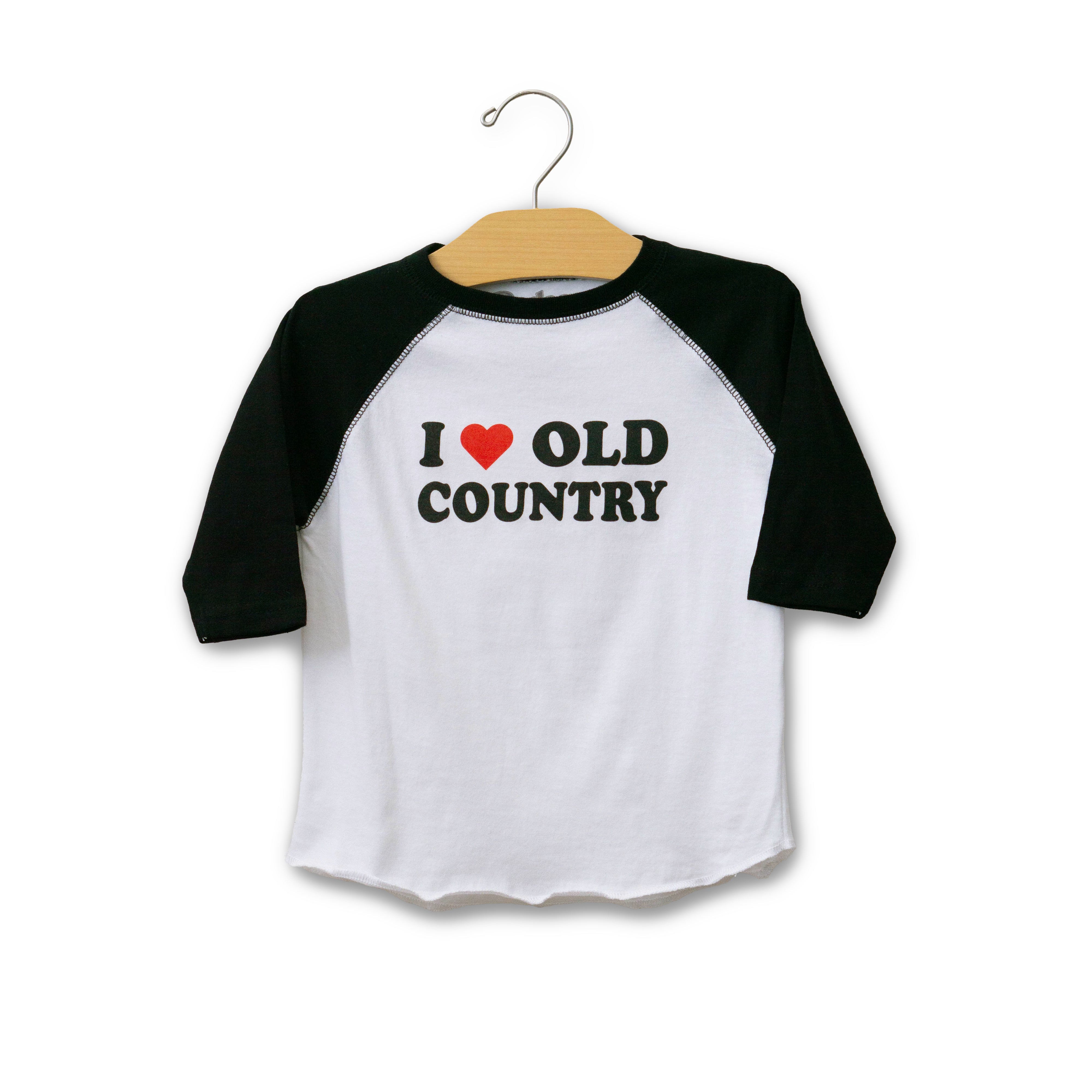 Toddler Old Country Baseball Tee by Rodeo Hippie