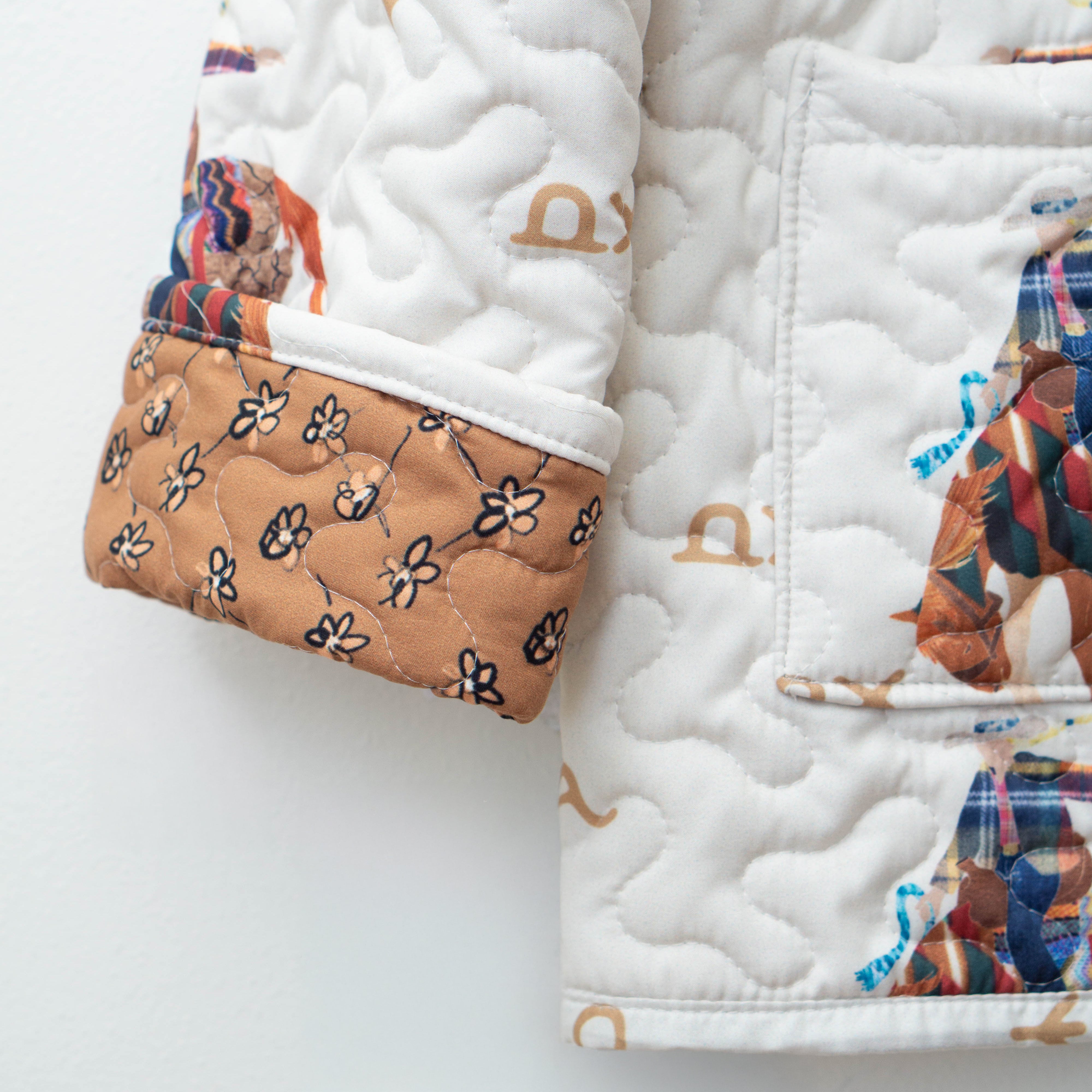 Casey Cowgirl Quilted Snap Jacket #QSJK165H