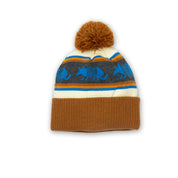 Retro Armadillo Pom Pom Beanie by River Road Clothing
