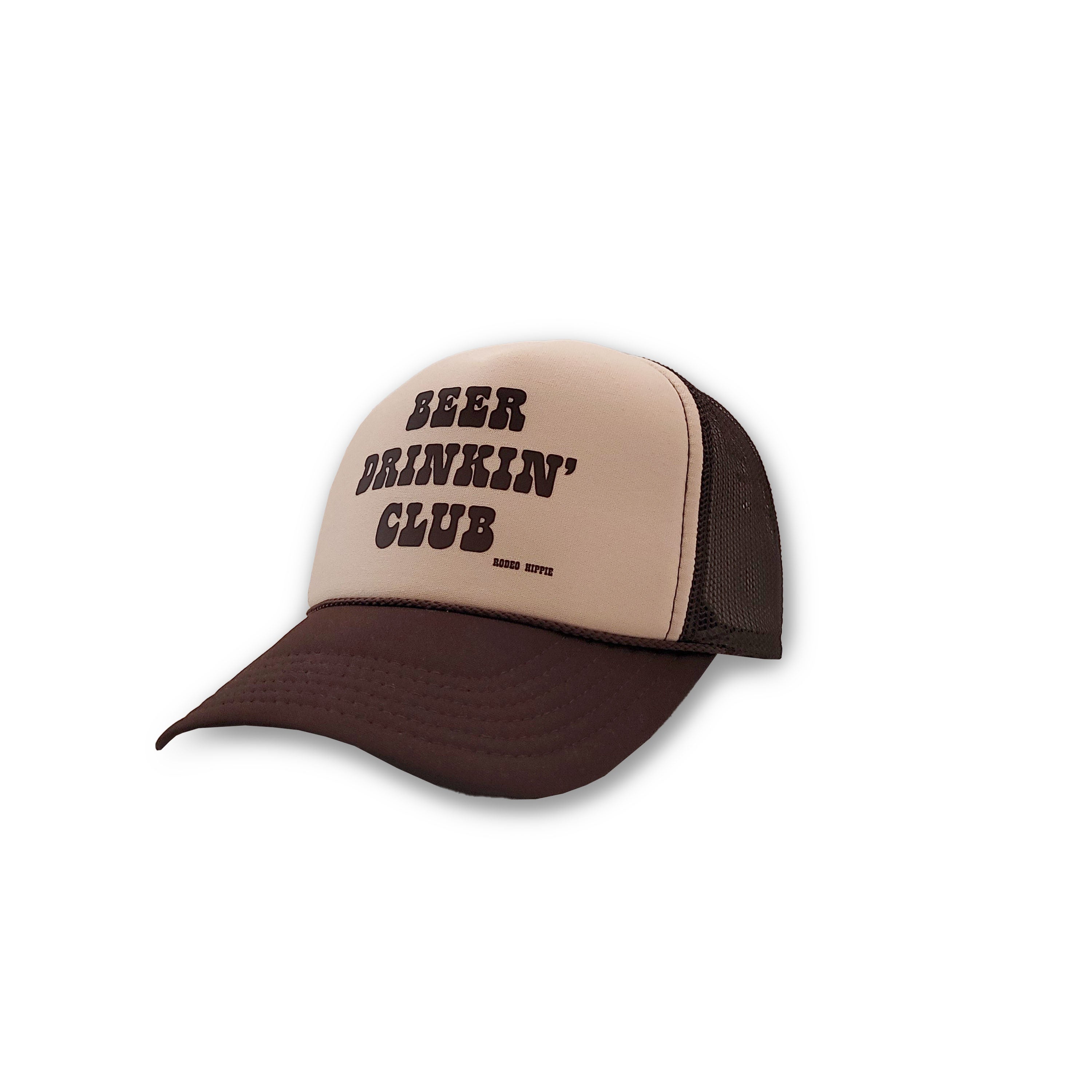 Beer Drinkin' Club foam trucker hat by Rodeo Hippie