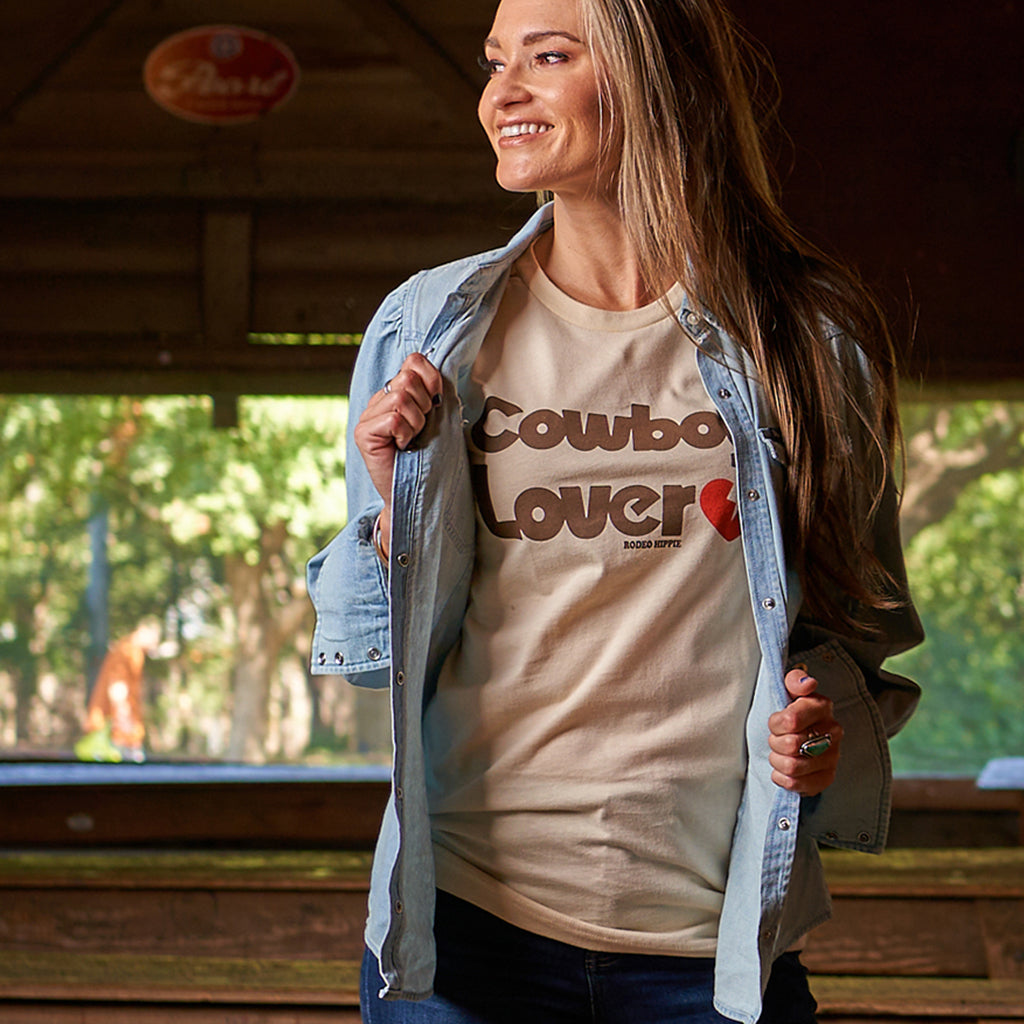 Cowboy Lover tee by Rodeo Hippie