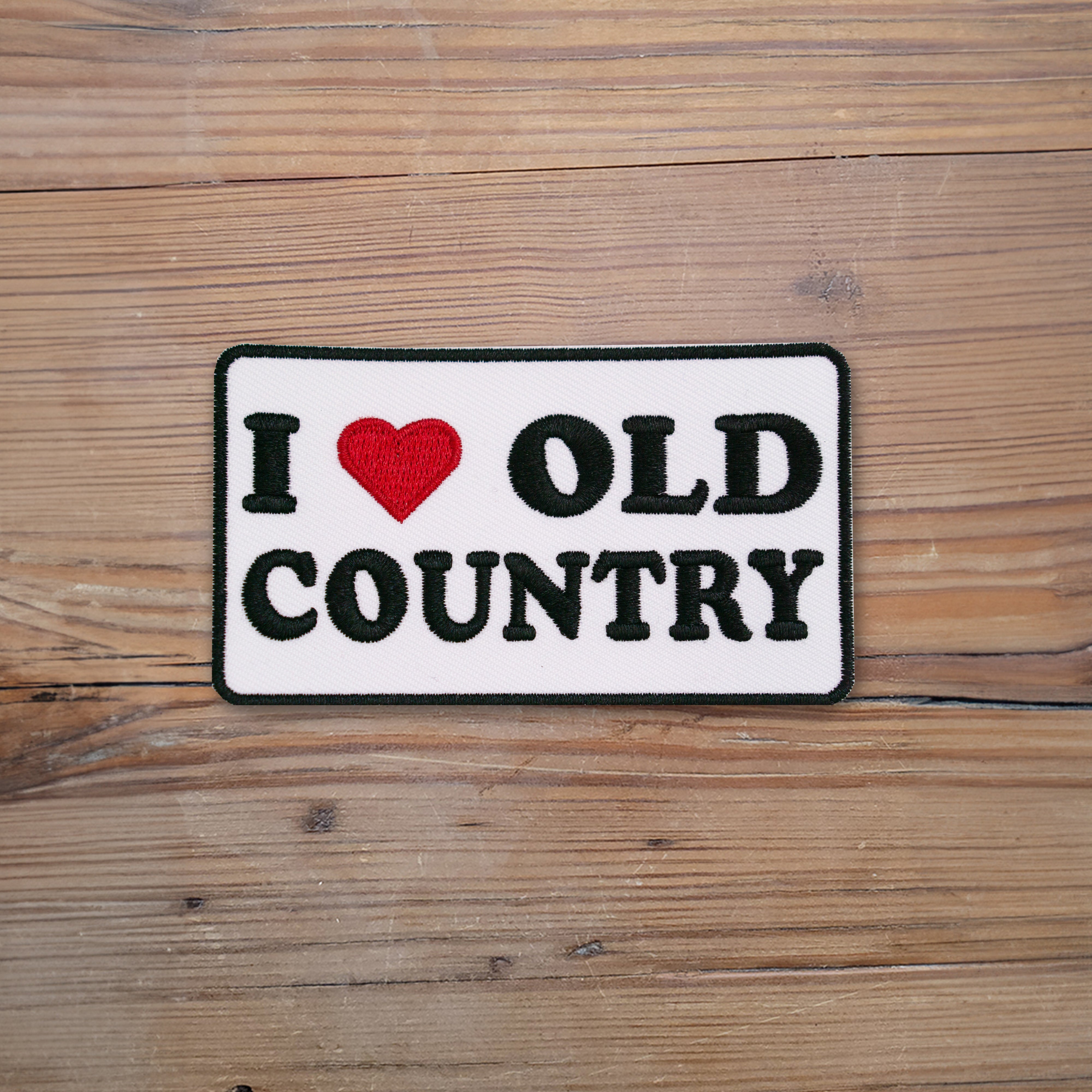 I Love Old Country Patch by Rodeo Hippie