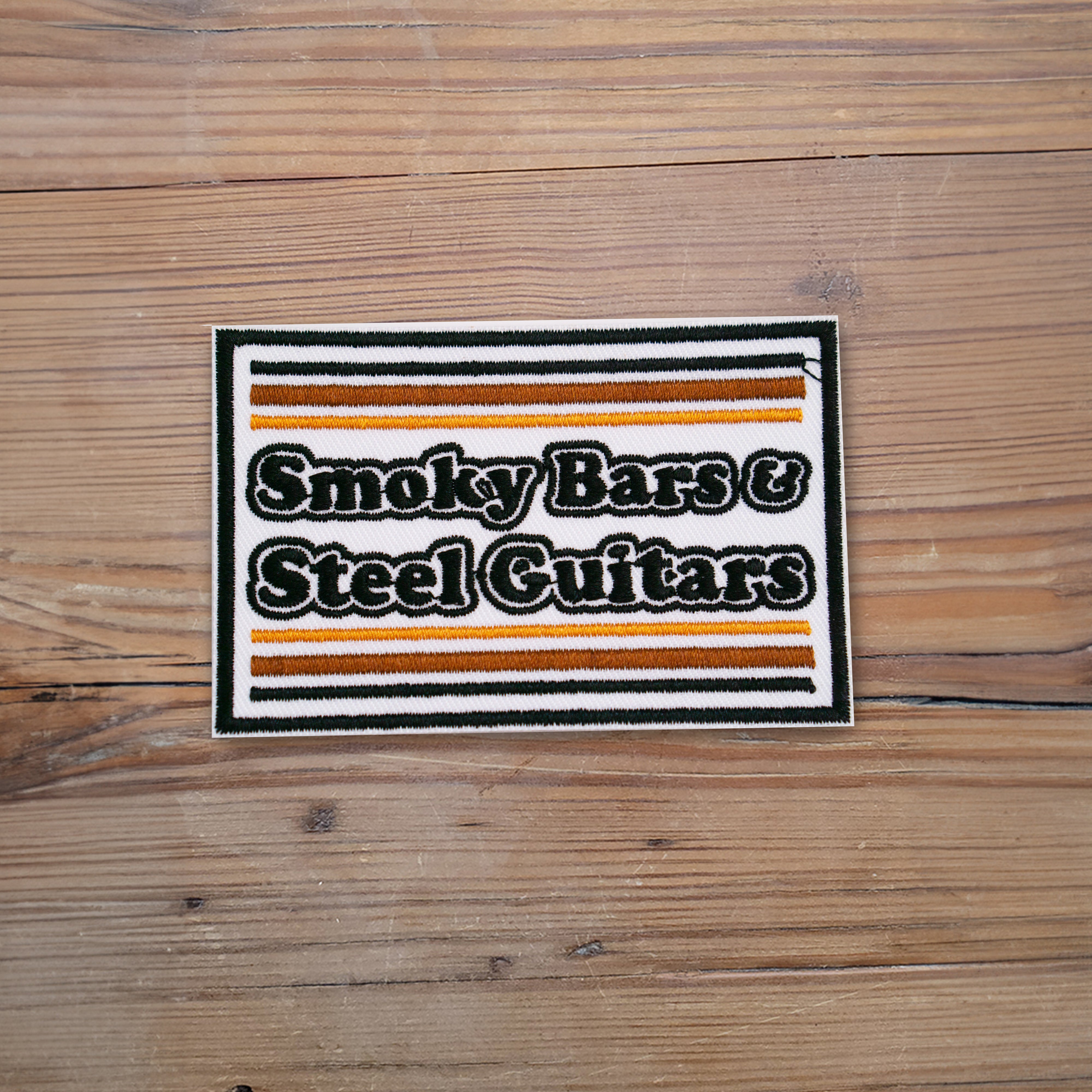 Smoky Bars Steel Guitars Patch by Rodeo Hippie