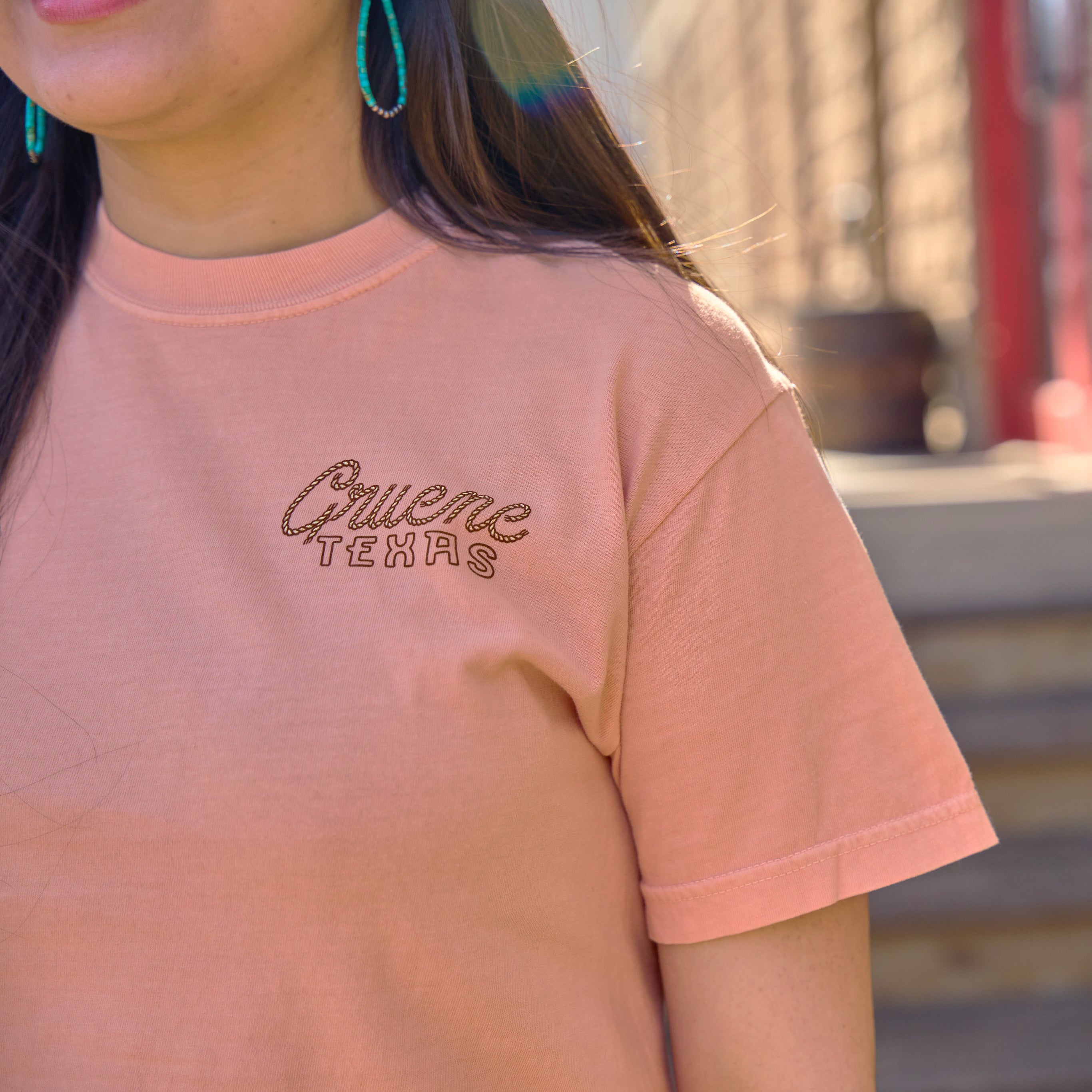 Gruene Texas Roper Street Comfort Colors Tee