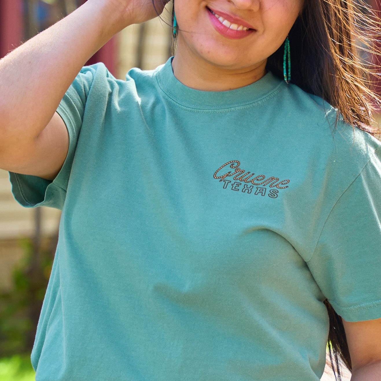 Gruene Texas Roper Street Comfort Colors Tee