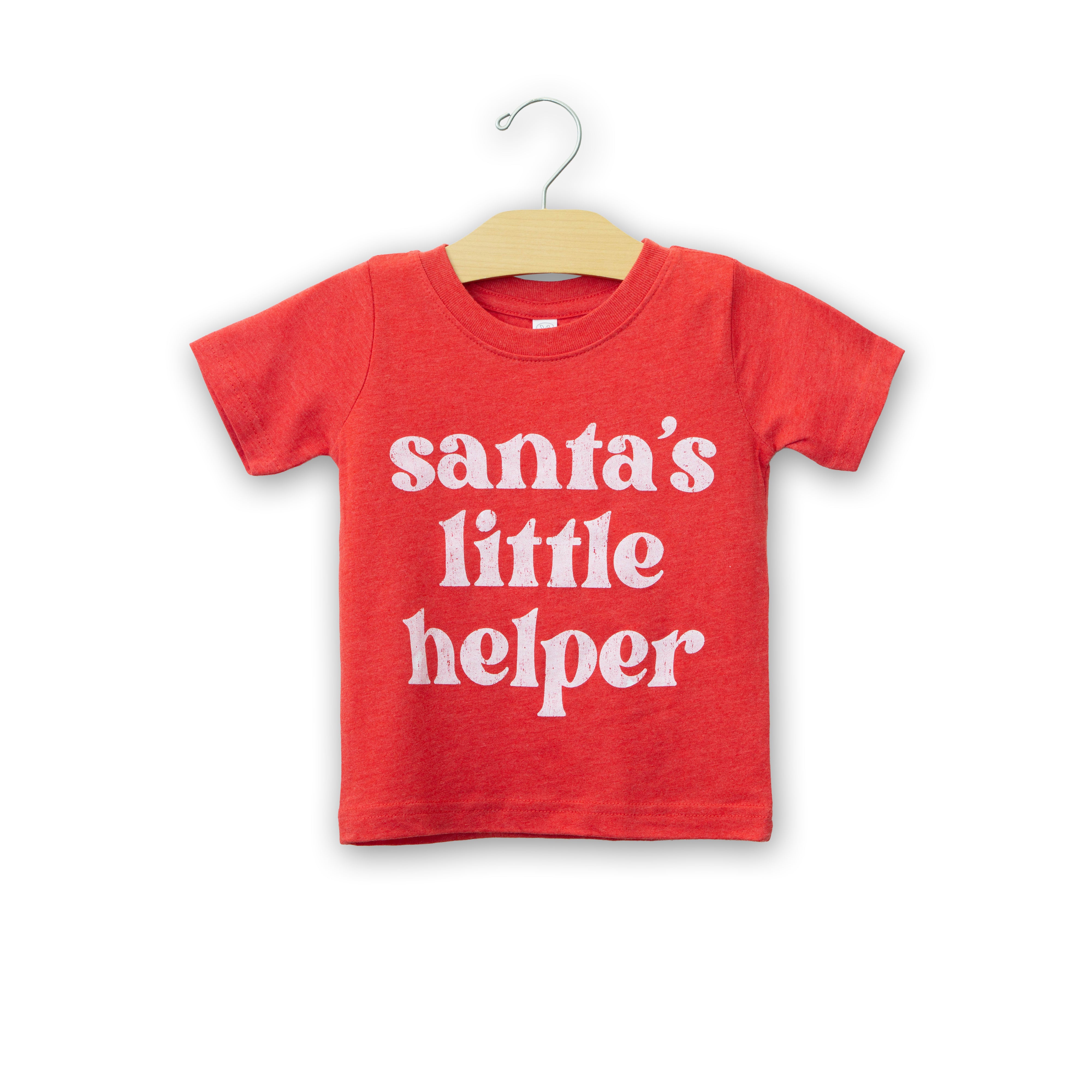 Toddler Santa's Little Helper Holiday Tee