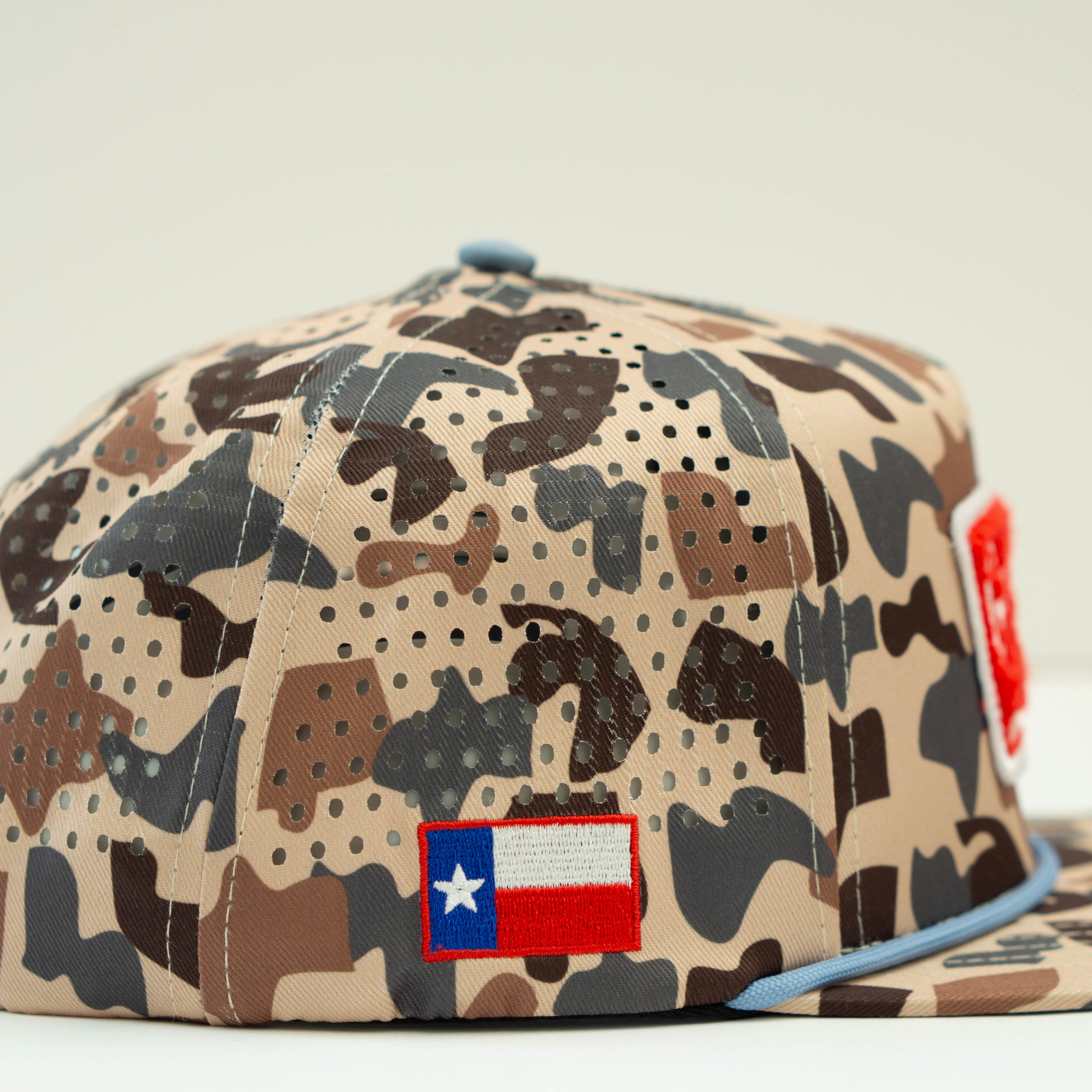 Staunch x Gruene Hall Red Patch Camo Cap