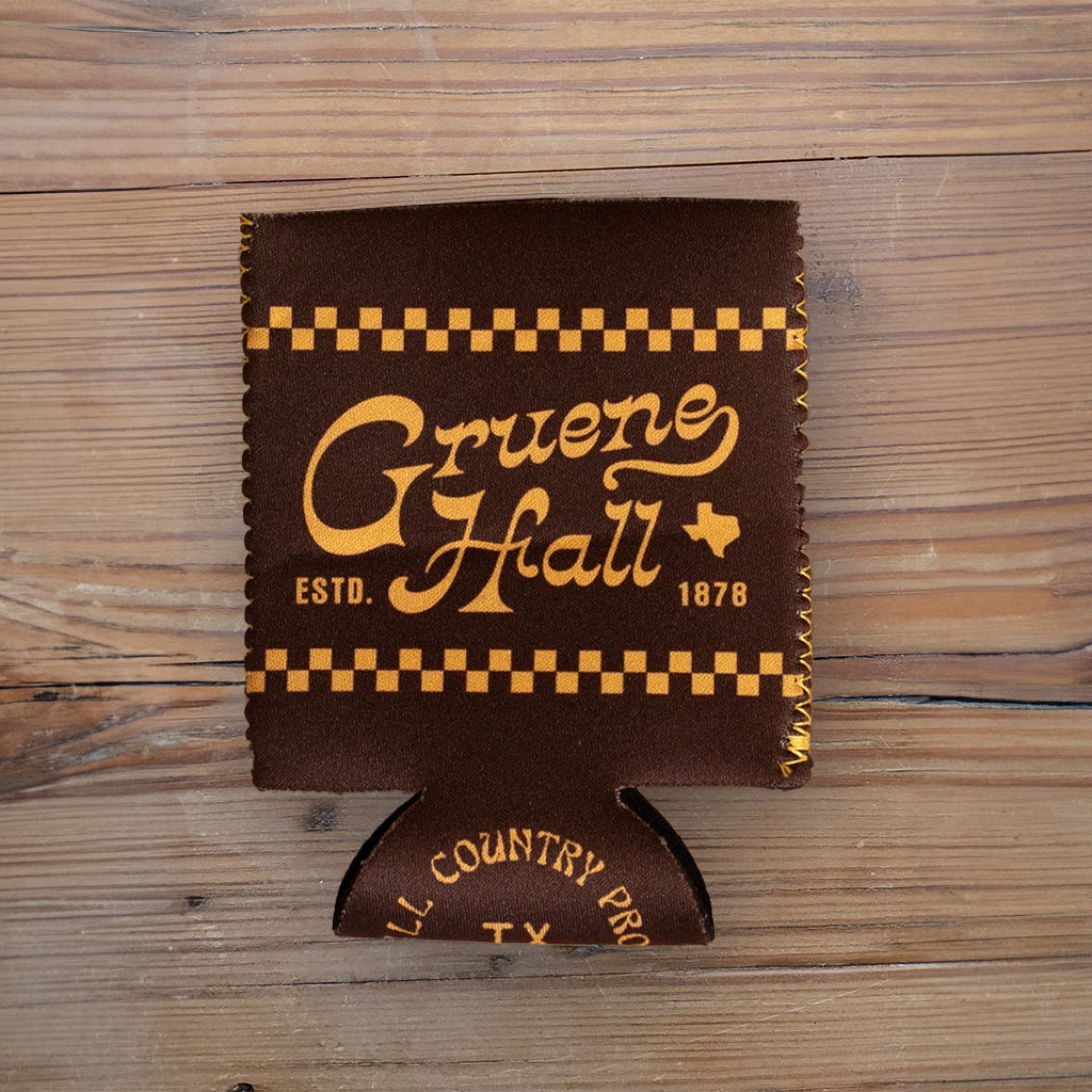 Texas Hill Country Provisions x Gruene Hall Feed & Seed Koozie