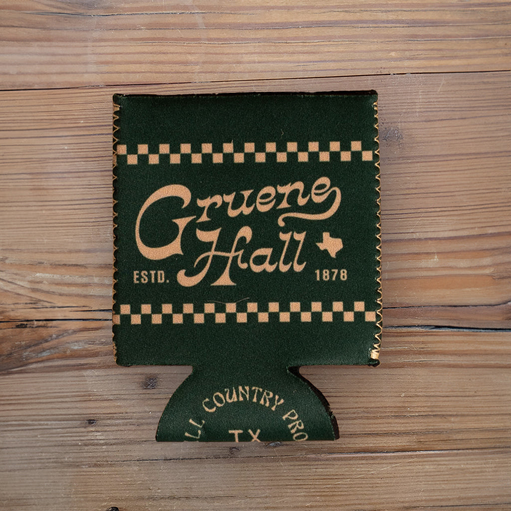 Texas Hill Country Provisions x Gruene Hall Feed & Seed Koozie