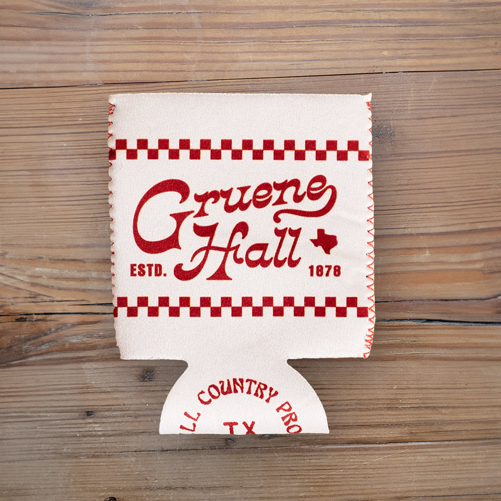 THCP x Gruene Hall Feed & Seed Koozie