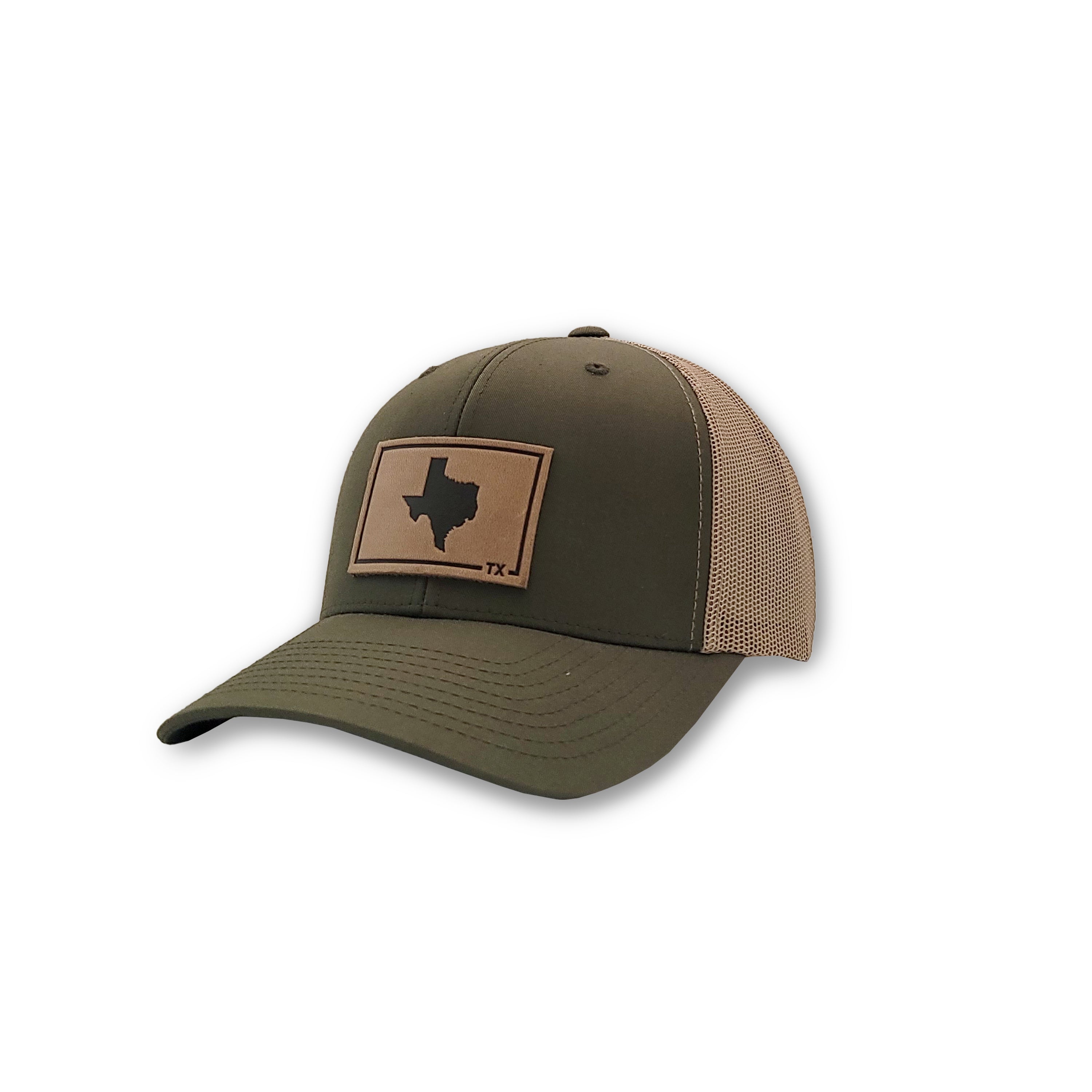 State of Texas Range Leather Patch Cap